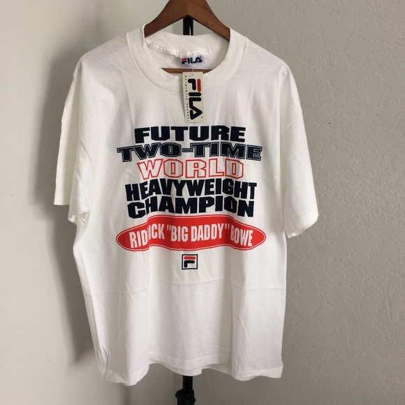Super Rare 90's FILA Boxing Riddick Big Daddy Bowe - Picture 2 of 8